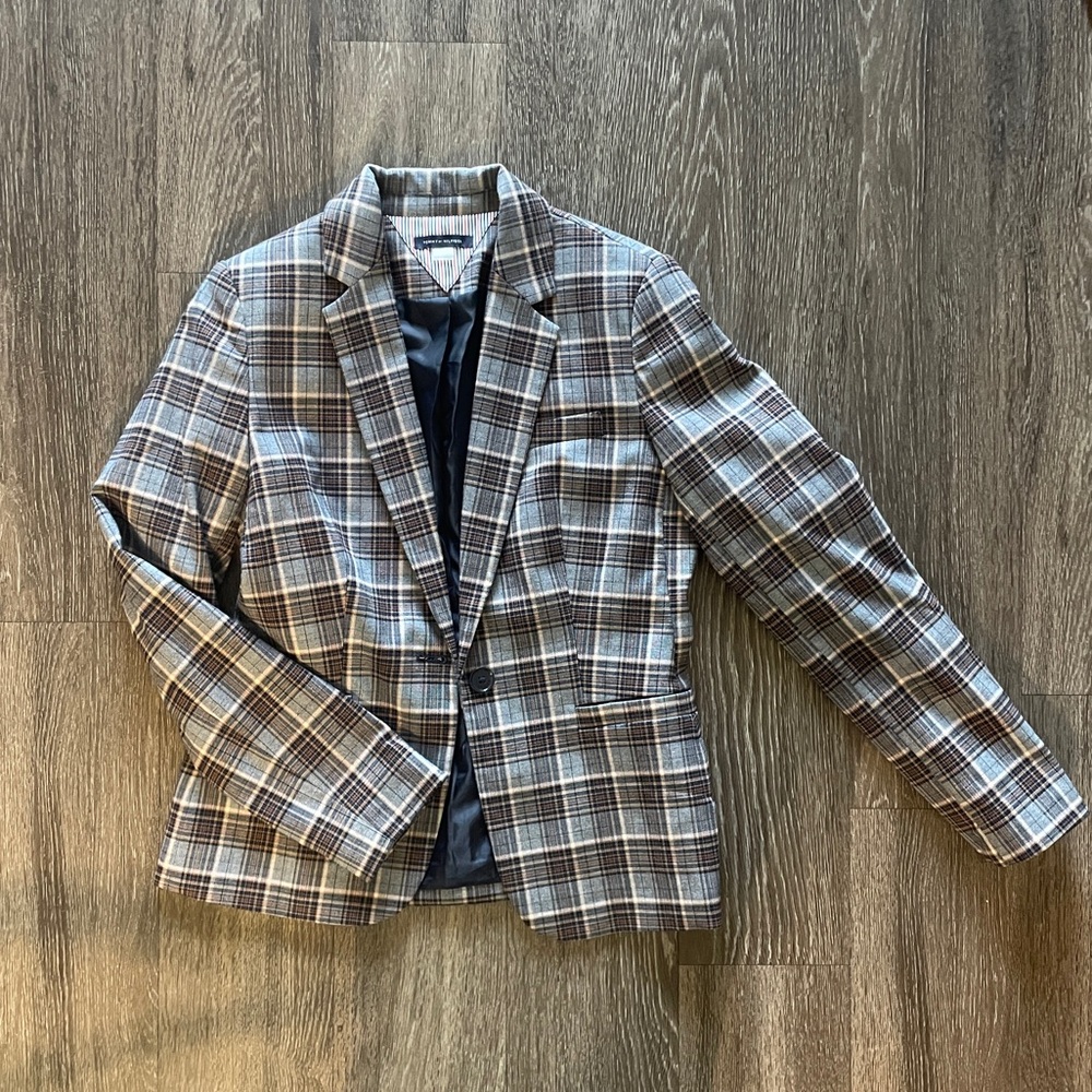 Tommy Hilfiger Plaid Blazer